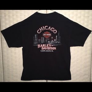 Harley Davidson Chicago tee vtg